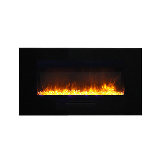 Amantii 34" Flush Mount Electric Fireplace at  Barbecues Galore in Burlington, Etobicoke, Oakville, Ontario and Calgary, Alberta