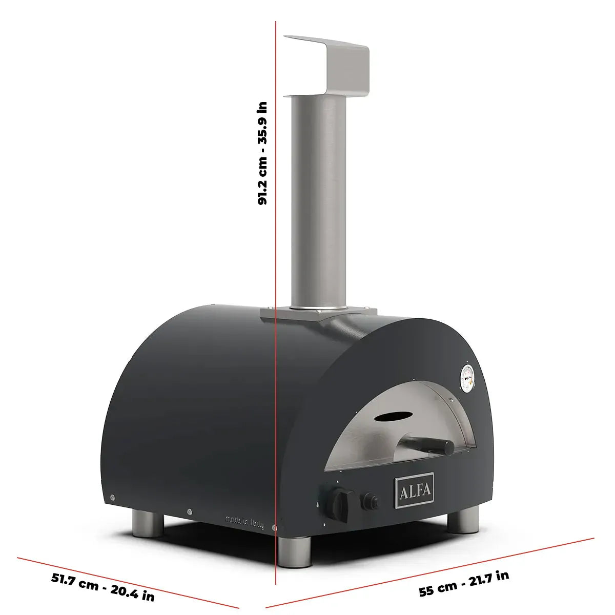 Alfa Outdoor Cooking > Pizza Ovens Alfa Moderno Portable (Propane)