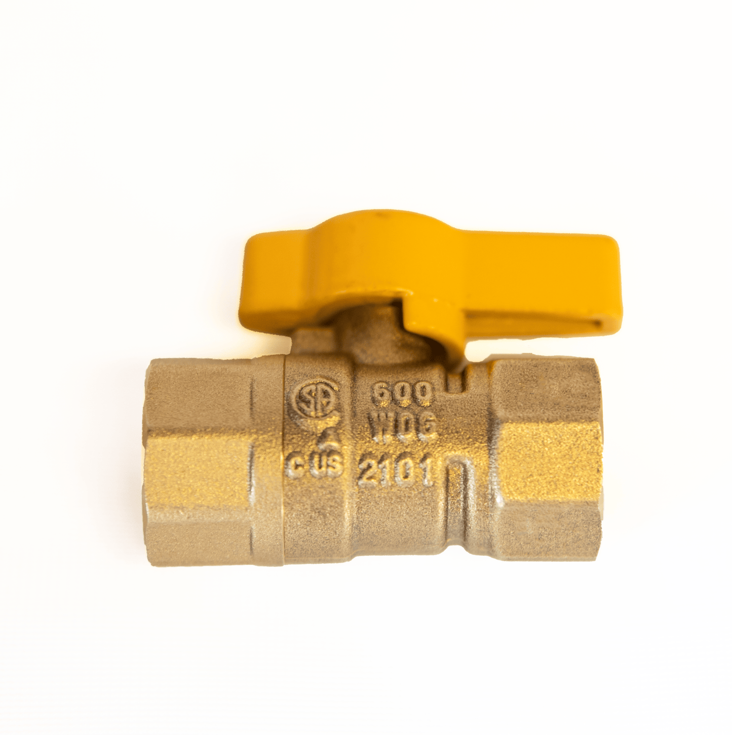 Barbecues Galore Barbecue Parts > Hoses & Fittings > Fittings 1/2" Double Female Threaded Natural Gas Shutoff Valve - CSA Approved