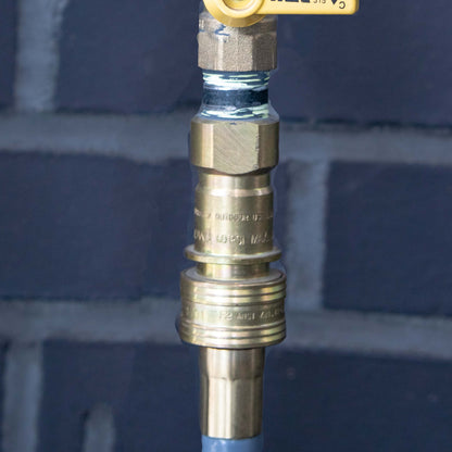 Barbecues Galore Barbecue Parts > Hoses & Fittings > Fittings 1/2" Natural Gas Quick Disconnect Coupler - CSA Approved