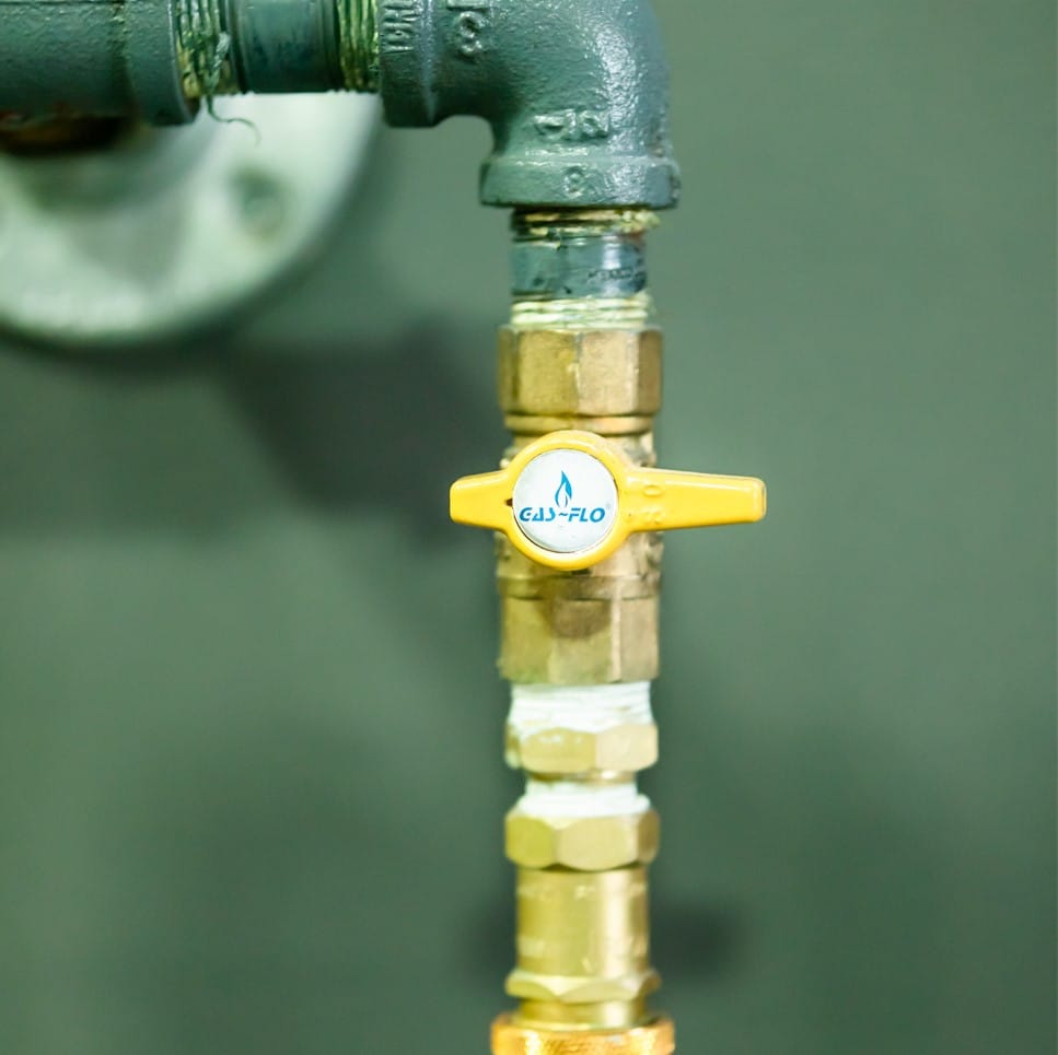 Barbecues Galore Barbecue Parts > Hoses & Fittings > Fittings 3/8" Double Female Threaded Natural Gas Shutoff Valve - CSA Approved