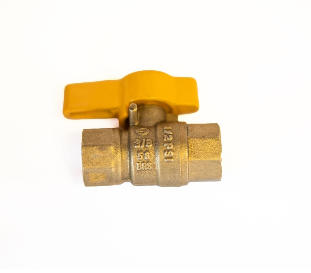Barbecues Galore Barbecue Parts > Hoses & Fittings > Fittings 3/8" Double Female Threaded Natural Gas Shutoff Valve - CSA Approved