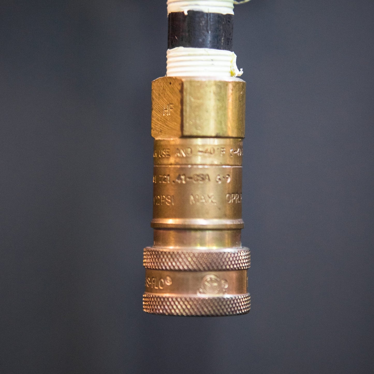 Barbecues Galore Barbecue Parts > Hoses & Fittings > Fittings 3/8" Natural Gas Quick Disconnect Coupler - CSA Approved