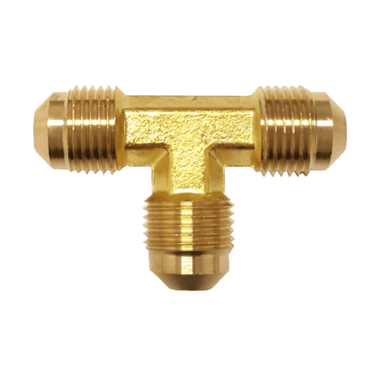 Barbecues Galore Barbecue Parts > Hoses & Fittings > Fittings Brass Fitting - 446 3/8" Male Flare Union Tee