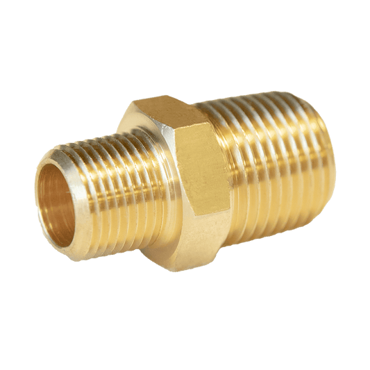 Barbecues Galore Barbecue Parts > Hoses & Fittings > Fittings Brass Fitting - HMPTMP 1/2" Male to 3/8" Male Pipe Thread