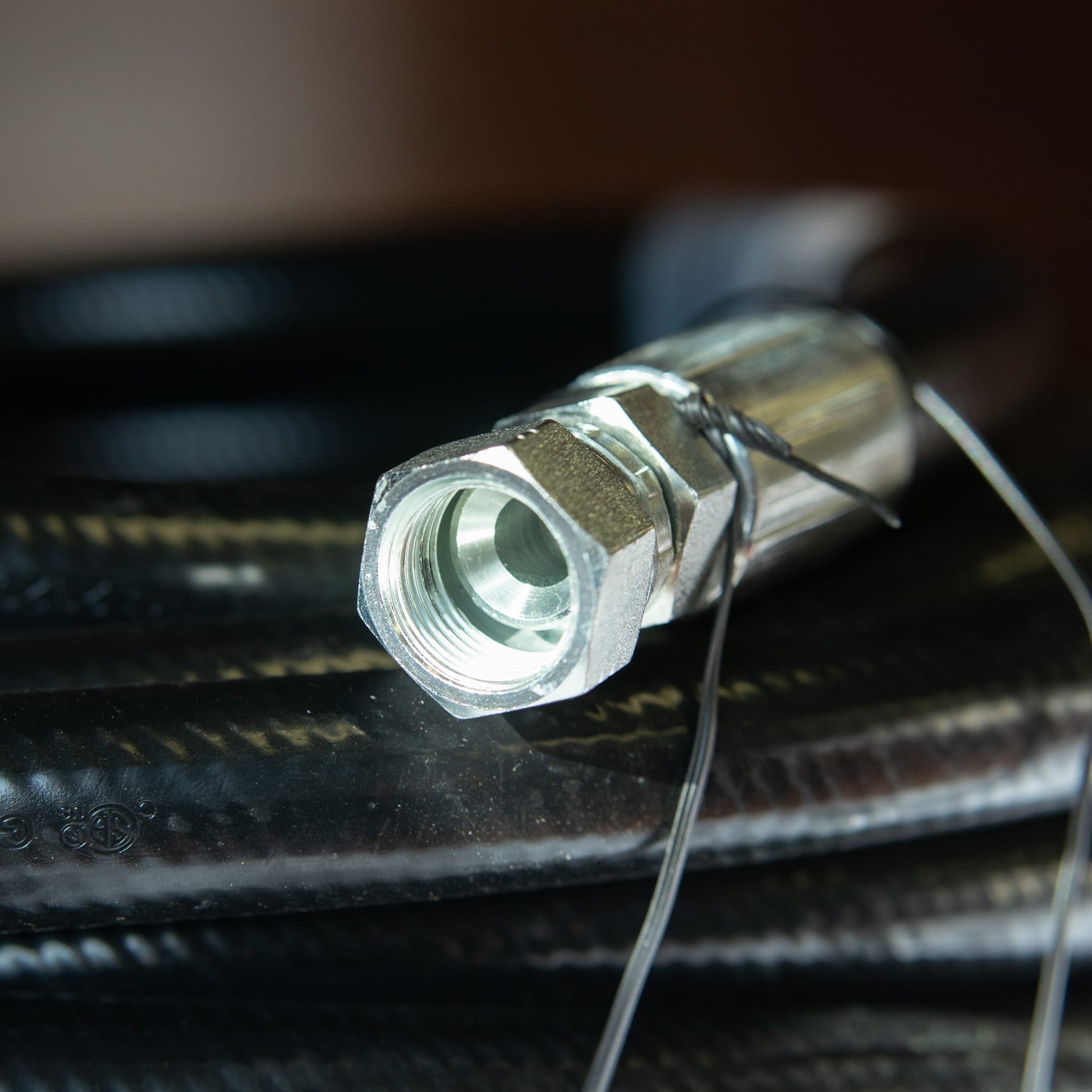 Barbecues Galore Barbecue Parts > Hoses & Fittings > Hoses 1/2” NG/LP Hose Male Pipe Thread To Female Flare - CSA Approved