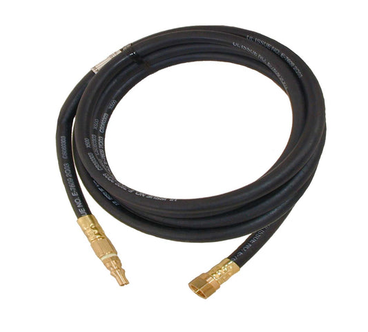 Barbecues Galore Barbecue Parts > Hoses & Fittings > Hoses 10 feet 1/4" RV Hose Assembly with Quick Disconnect Nipple - CSA Approved