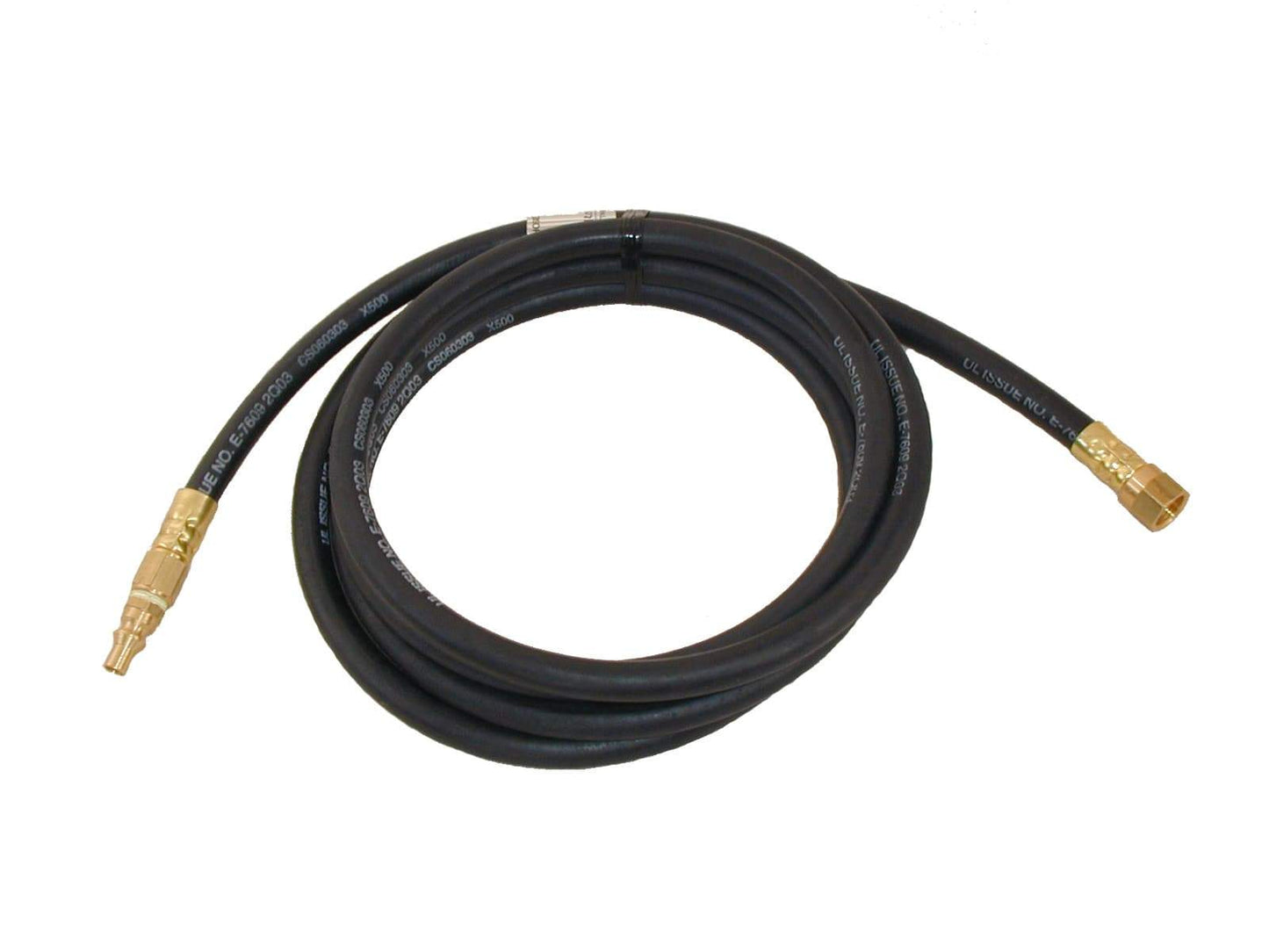 Barbecues Galore Barbecue Parts > Hoses & Fittings > Hoses 15 feet 1/4" RV Hose Assembly with Quick Disconnect Nipple - CSA Approved