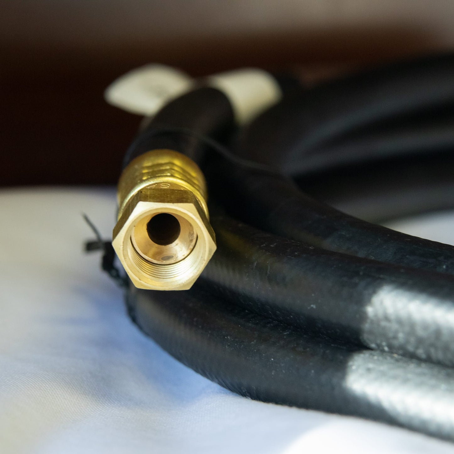 Barbecues Galore Barbecue Parts > Hoses & Fittings > Hoses 3/8” NG/LP Hose Male Pipe Thread To Female Flare - CSA Approved