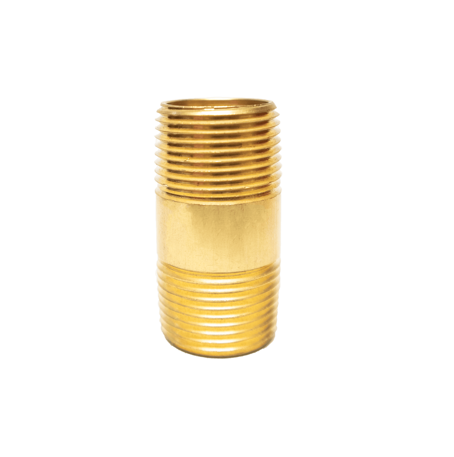 Barbecues Galore Brass Fitting 3/4" Male Pipe Thread to 3/4" Male Pipe Thread - 113E2
