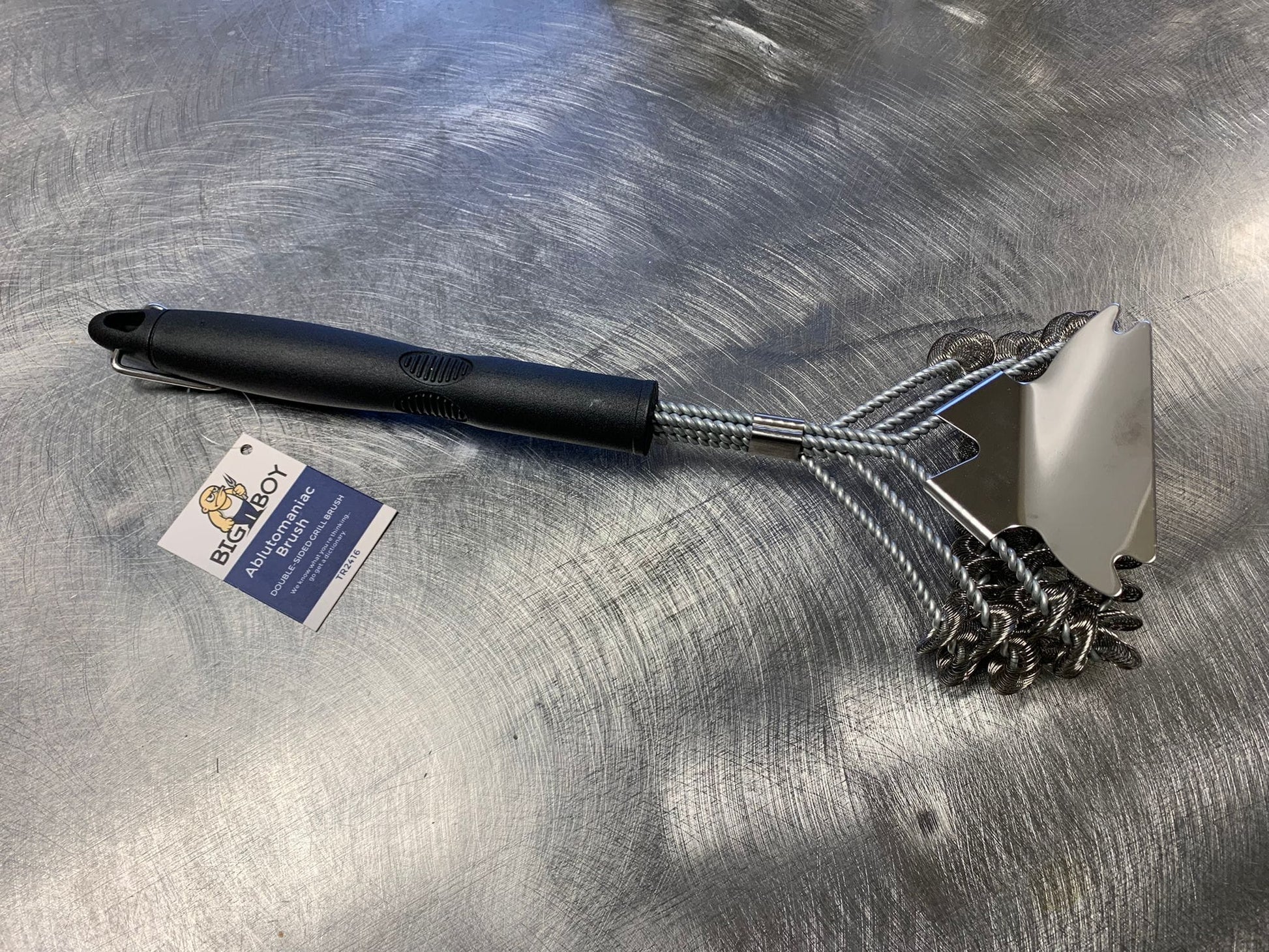 Big Boy Barbecue Accessories > Cleanup & Maintenance > Brushes & Scrapers Big Boy The Ablutomaniac Bristle Free Grill Brush