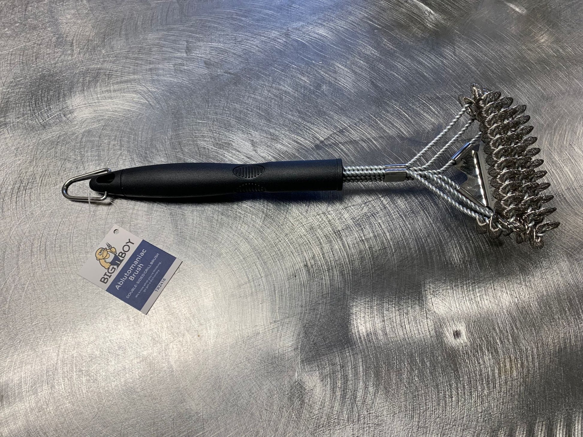 Big Boy Barbecue Accessories > Cleanup & Maintenance > Brushes & Scrapers Big Boy The Ablutomaniac Bristle Free Grill Brush