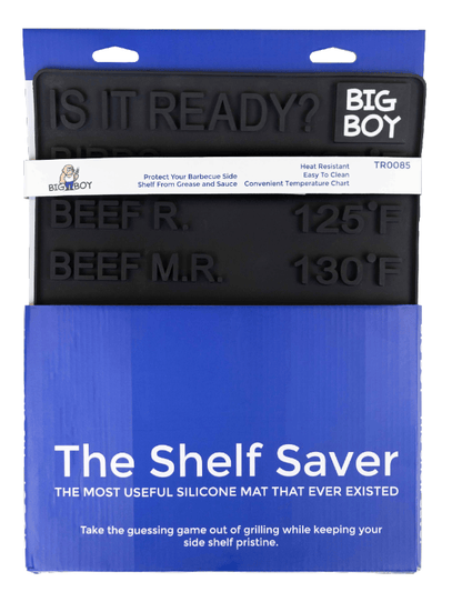 Big Boy Barbecue Accessories > Covers & Mats > Mats Big Boy The Shelf-Saver - Silicone Side Shelf Mat