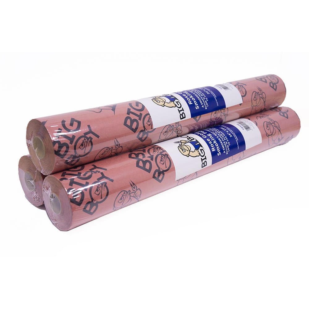 Big Boy Barbecue Accessories > Food Preparation > Butcher Paper & Twine Big Boy Rose Gold Smoking Paper - 24" x 150'