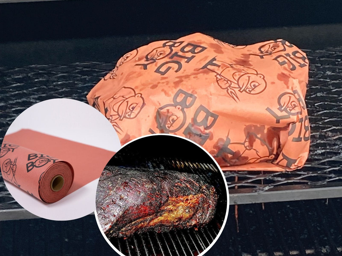 Big Boy Barbecue Accessories > Food Preparation > Butcher Paper & Twine Big Boy Rose Gold Smoking Paper - 24" x 150'