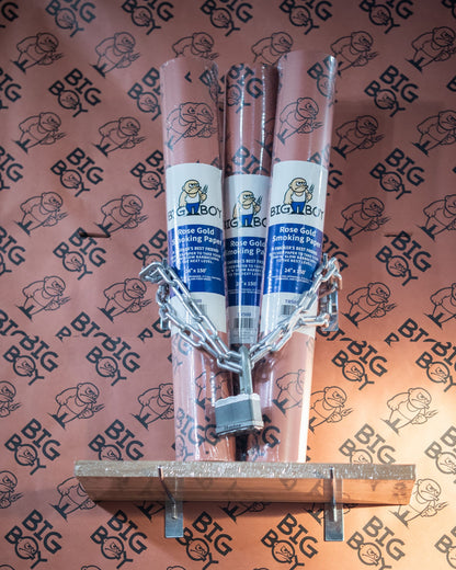 Big Boy Barbecue Accessories > Food Preparation > Butcher Paper & Twine Big Boy Rose Gold Smoking Paper - 24" x 150'