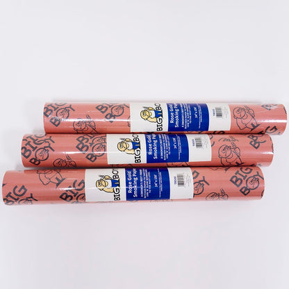 Big Boy Barbecue Accessories > Food Preparation > Butcher Paper & Twine Big Boy Rose Gold Smoking Paper - 24" x 150'