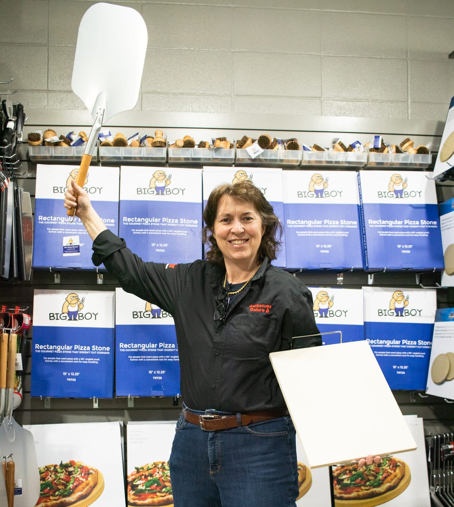 Big Boy Barbecue Accessories > Grilling Tools > Pizza Accessories Big Boy Rectangular Pizza Stone