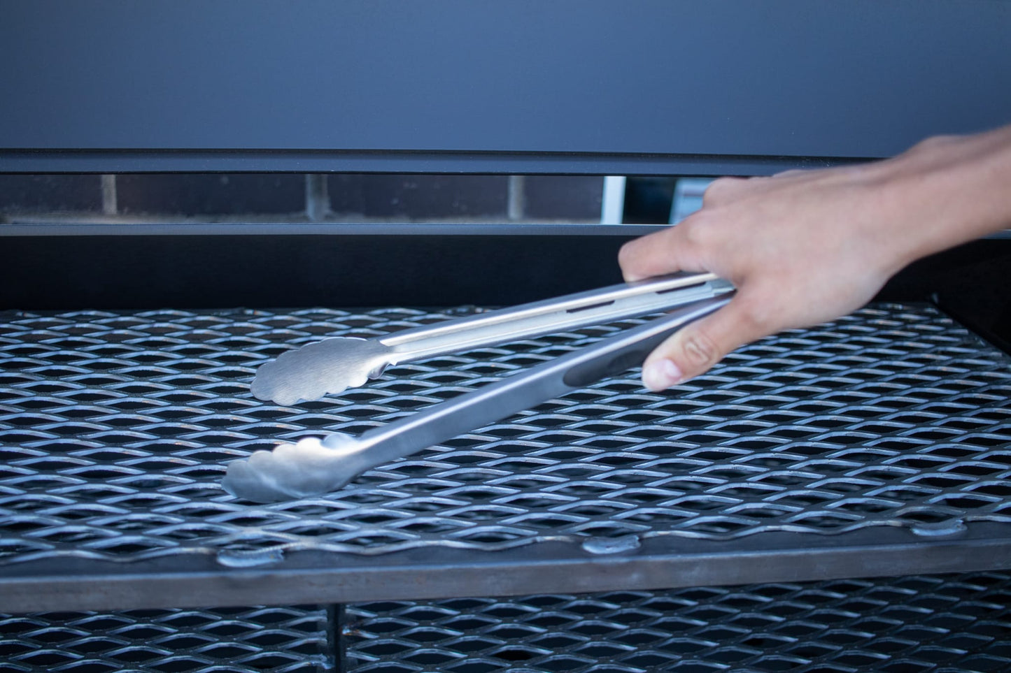 Big Boy Barbecue Accessories > Tools & Gadgets > Tongs Brander Sausage Snatchers - 12" Stainless Steel Tongs with Silicone Grip