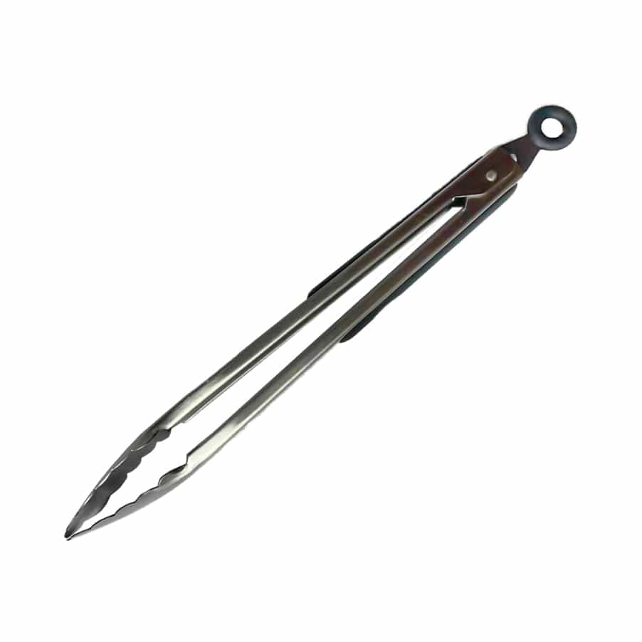 Big Boy Barbecue Accessories > Tools & Gadgets > Tongs Brander Sausage Snatchers - 12" Stainless Steel Tongs with Silicone Grip