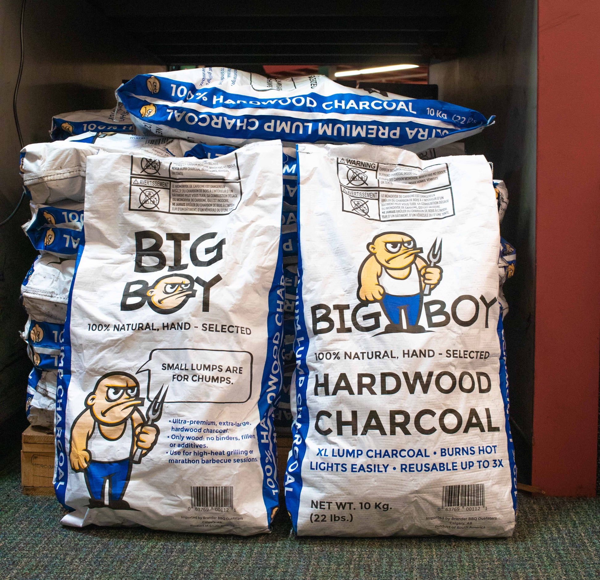 Big Boy Wood & Charcoal > Charcoal > Lump Charcoal Big Boy 100% Natural Hardwood Charcoal