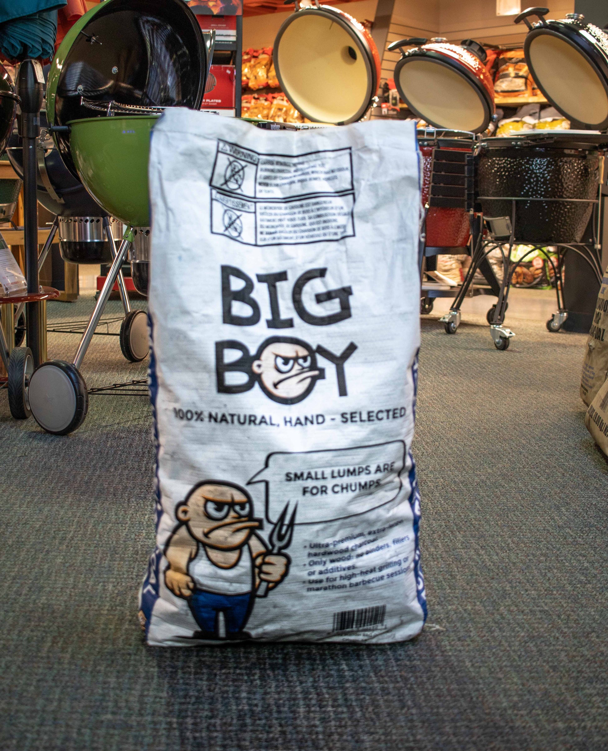 Big Boy Wood & Charcoal > Charcoal > Lump Charcoal Big Boy 100% Natural Hardwood Charcoal