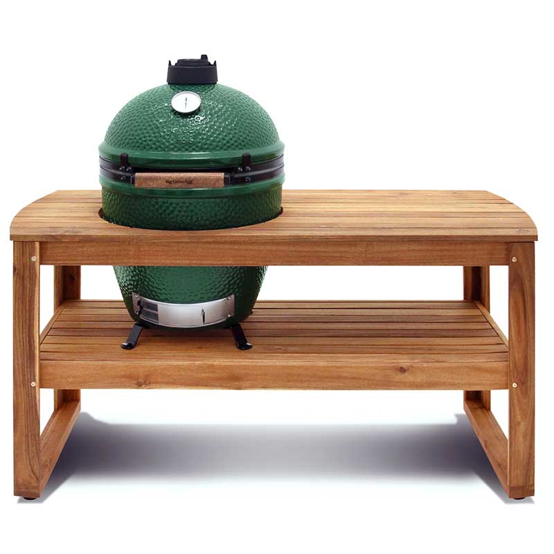 Big Green Egg Barbecue Accessories > Carts & Stands > Stand Big Green Egg Acacia Wood Table