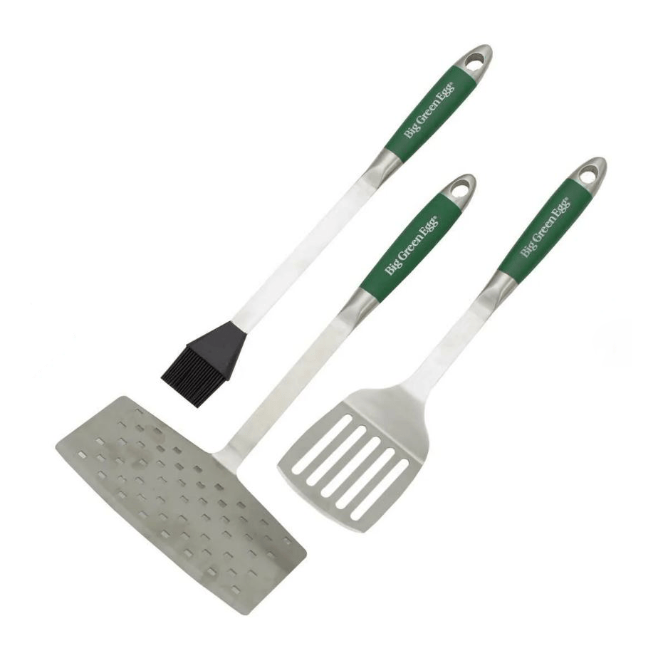 Big Green Egg Barbecue Accessories > Tools & Gadgets > Toolsets Big Green Egg 3 Piece Custom Stainless Steel Tool Set