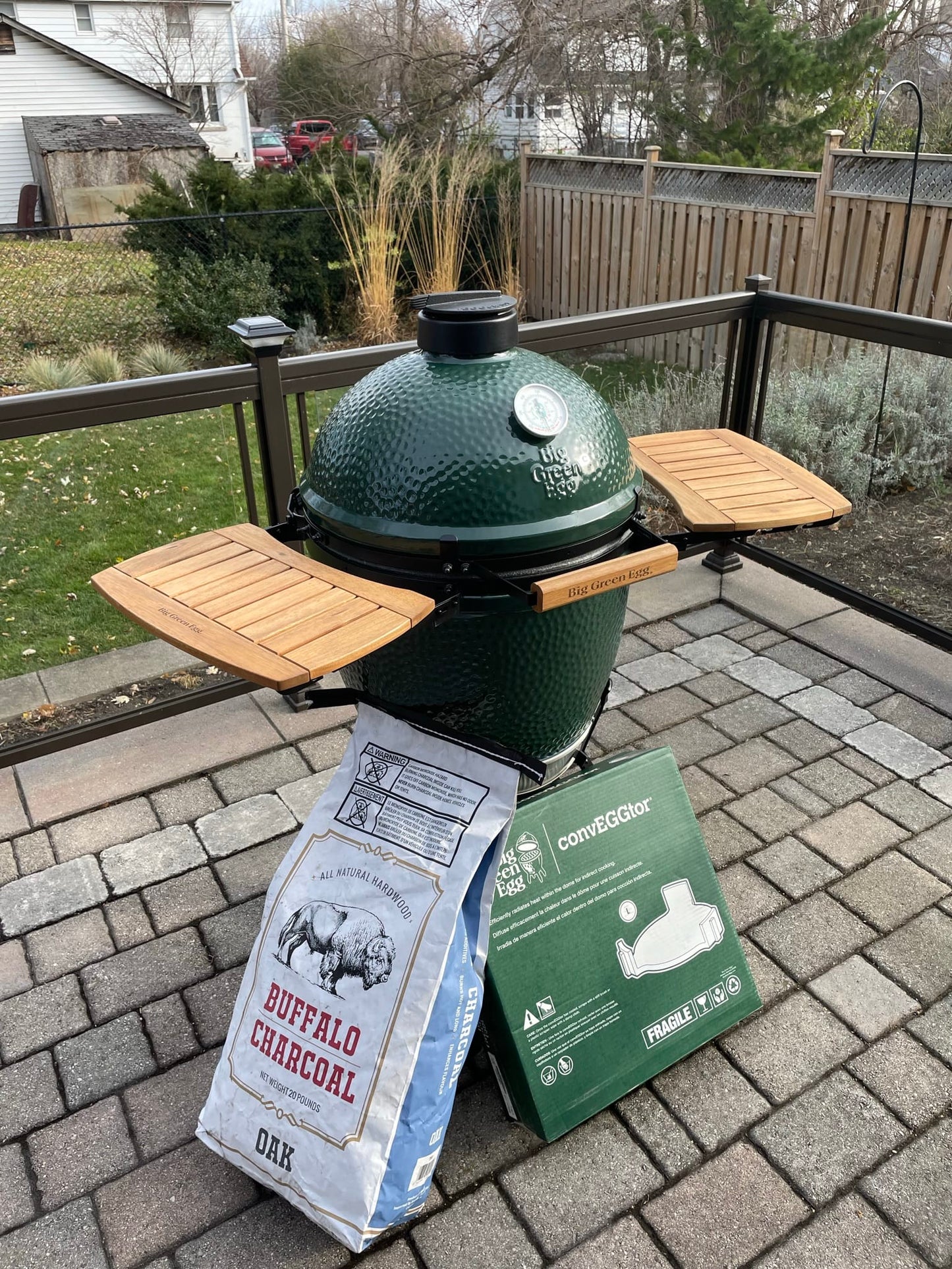 Big Green Egg Outdoor Cooking > Smokers > Charcoal Grills Big Green Egg Large Original Kit