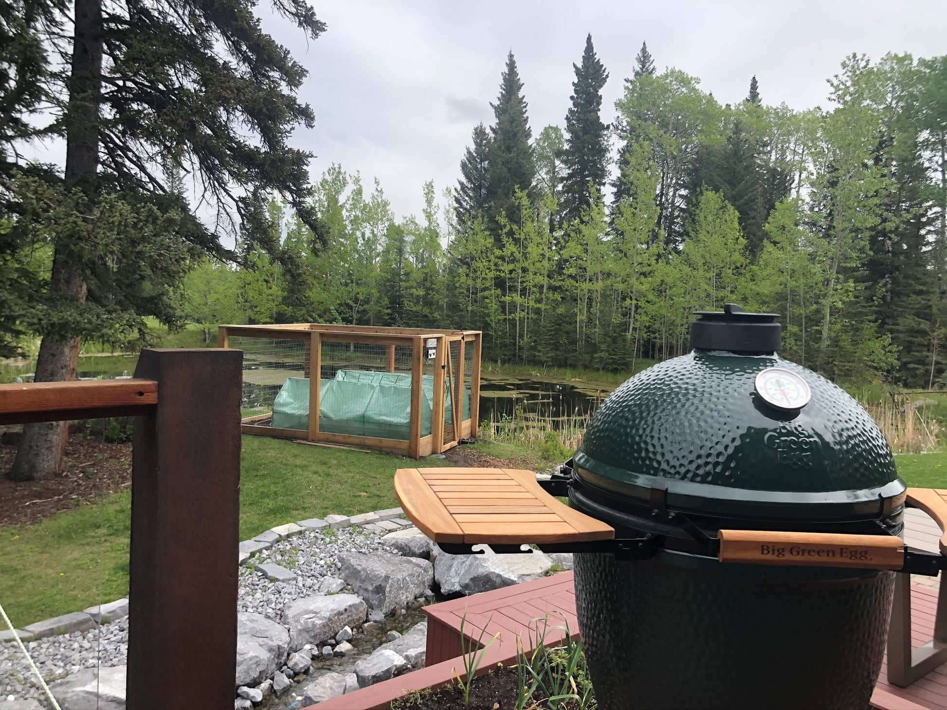 Big Green Egg Outdoor Cooking > Smokers > Charcoal Grills Big Green Egg Large Original Kit