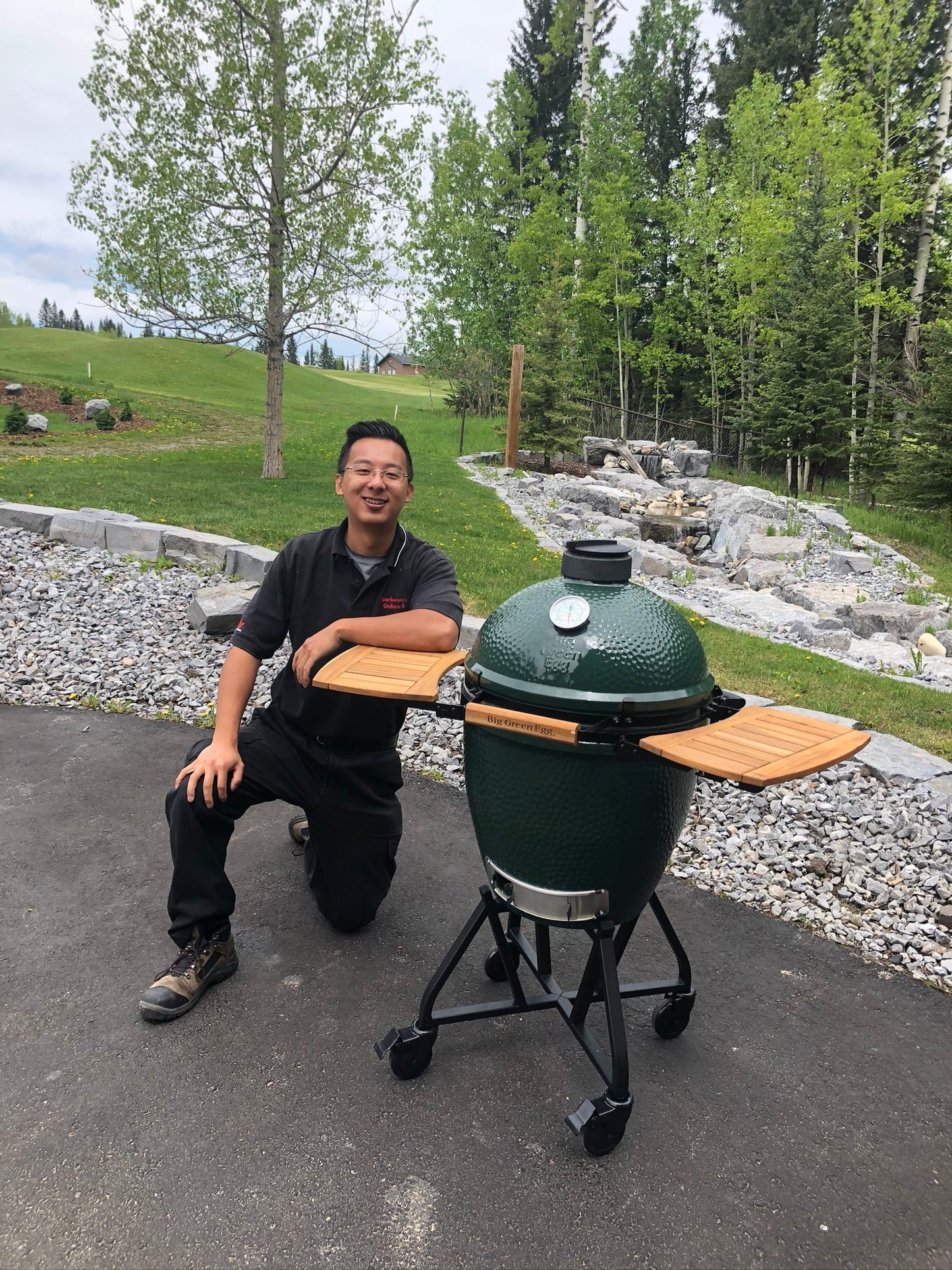 Big Green Egg Outdoor Cooking > Smokers > Charcoal Grills Big Green Egg Large Original Kit