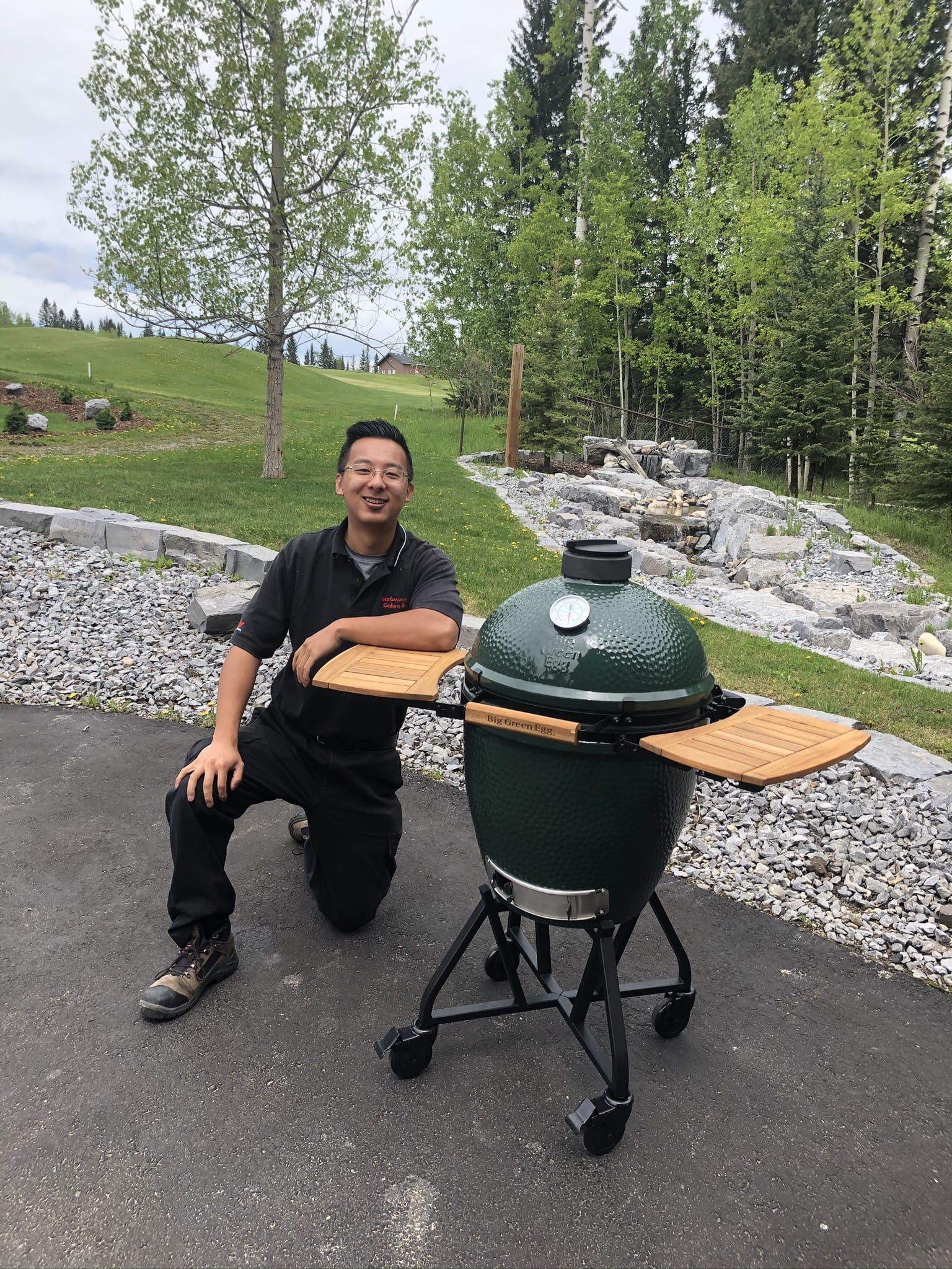 Big Green Egg Outdoor Cooking > Smokers > Charcoal Grills Big Green Egg Large Original Kit