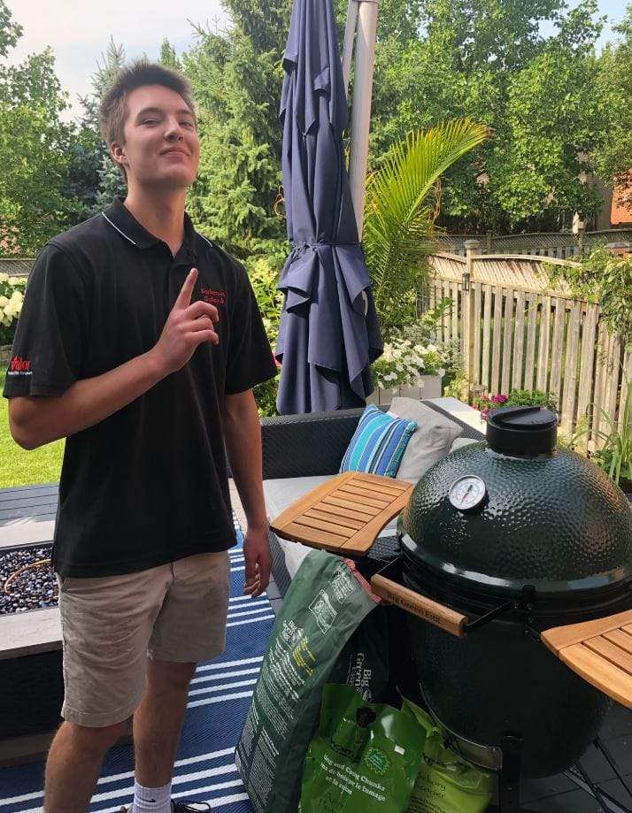 Big Green Egg Outdoor Cooking > Smokers > Charcoal Grills Big Green Egg Large Original Kit