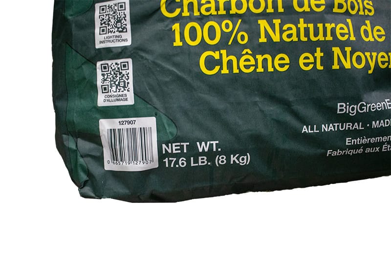 Big Green Egg Wood & Charcoal > Charcoal > Lump Charcoal Big Green Egg 100% Natural Lump Charcoal - Oak & Hickory