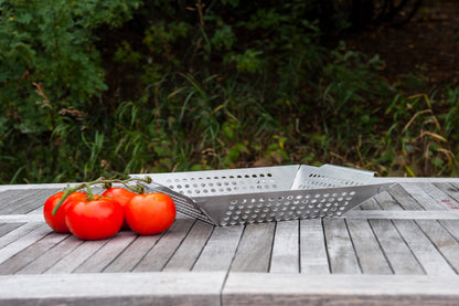 Brander Barbecue Accessories > Tools and Gadgets > Grill Toppers > Grill Baskets Brander Holey Smokes Grill Basket - Stainless Steel
