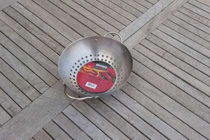 Brander Barbecue Accessories > Tools and Gadgets > Grill Toppers > Grill Baskets Brander Stainless Steel Round Mini Grill Wok