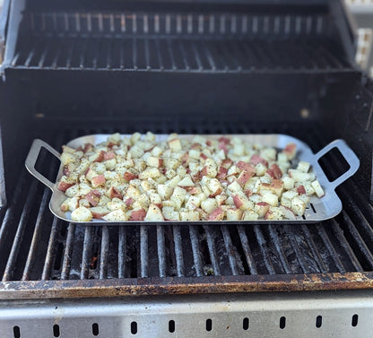 Brander Barbecue Accessories > Tools and Gadgets > Grill Toppers > Grill Baskets Brander T-Topper Grill Topper - Stainless Steel Grill Pan