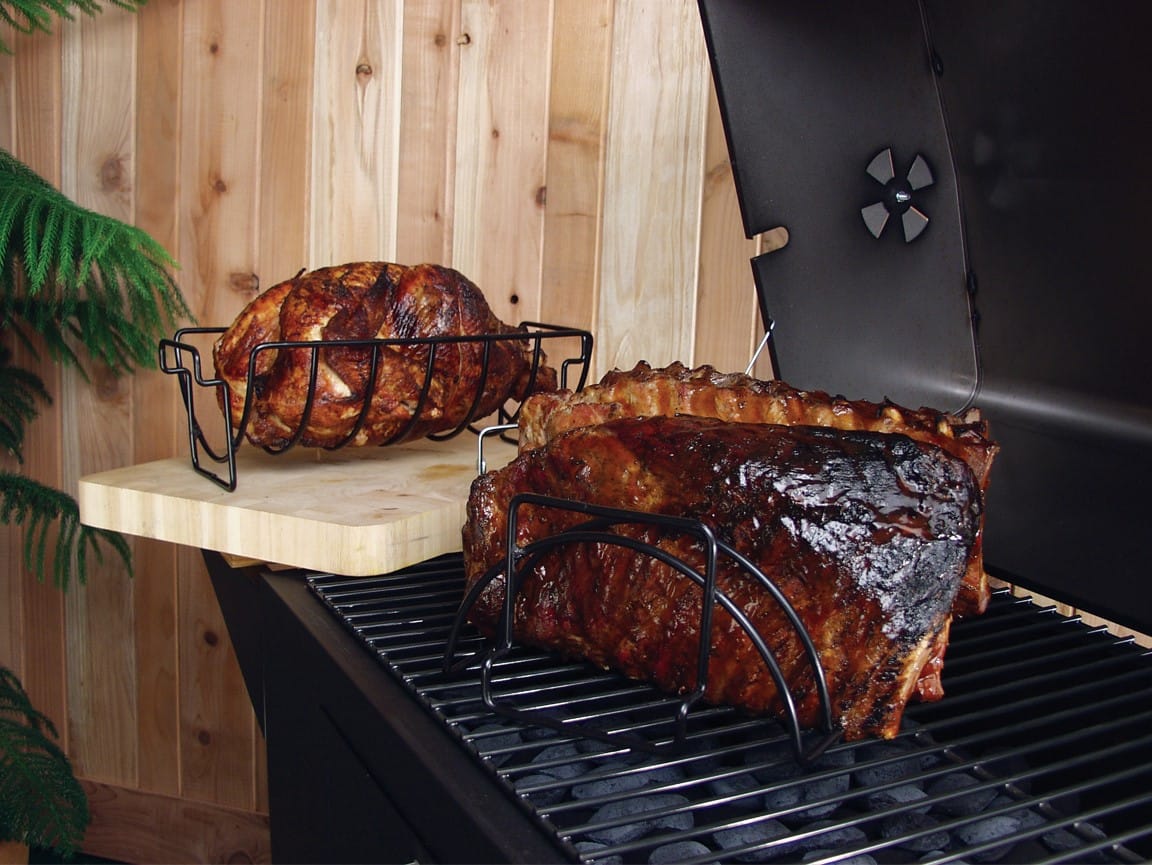 Brander Barbecue Accessories > Tools and Gadgets > Grill Toppers > Racks & Roasters Brander Ribbit The Reversible Rib and Roast Rack
