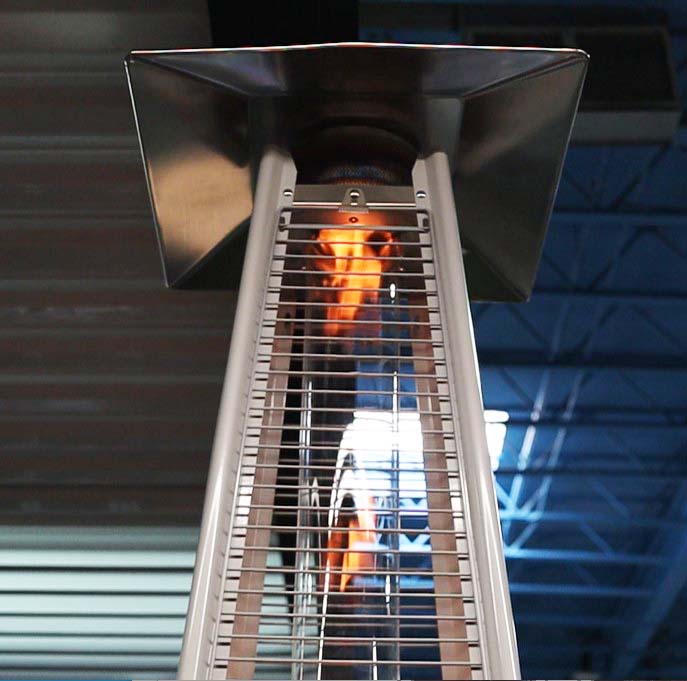 Brander Outdoor Living > Heating > Patio Heaters > Freestanding Brander Black Fontana Patio Torch