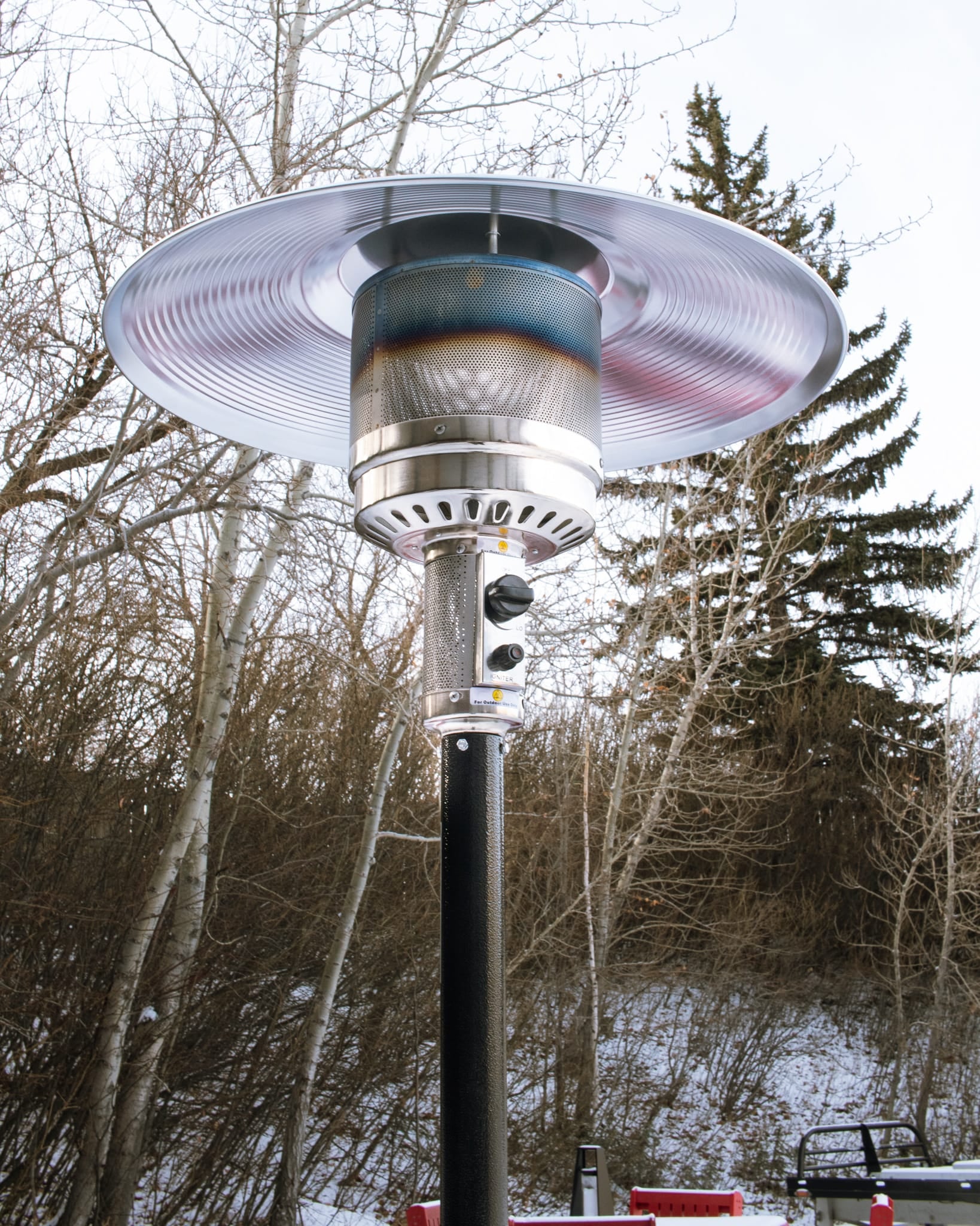 Brander Outdoor Living > Heating > Patio Heaters > Freestanding Brander Black Patio Heater - Propane