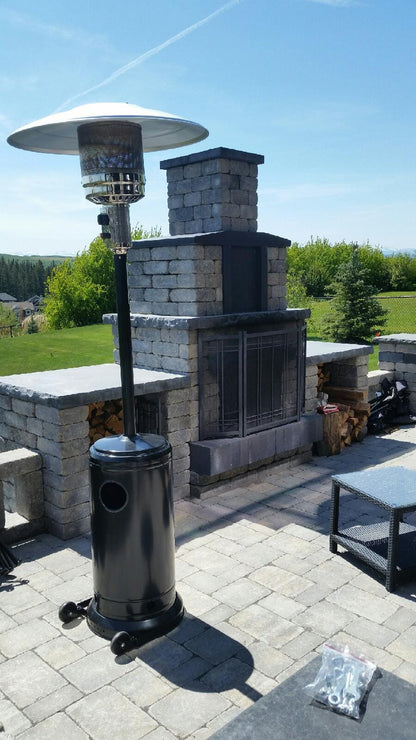 Brander Outdoor Living > Heating > Patio Heaters > Freestanding Brander Black Patio Heater - Propane