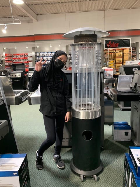 Brander Outdoor Living > Heating > Patio Heaters > Freestanding Brander Spiral Flame Patio Heater with Flameguard - Propane