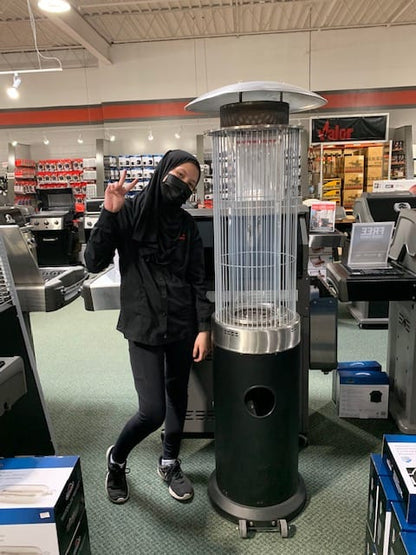 Brander Outdoor Living > Heating > Patio Heaters > Freestanding Brander Spiral Flame Patio Heater with Flameguard - Propane