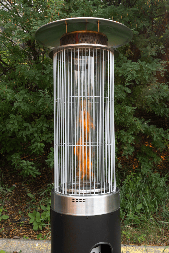 Brander Outdoor Living > Heating > Patio Heaters > Freestanding Brander Spiral Flame Patio Heater with Flameguard - Propane