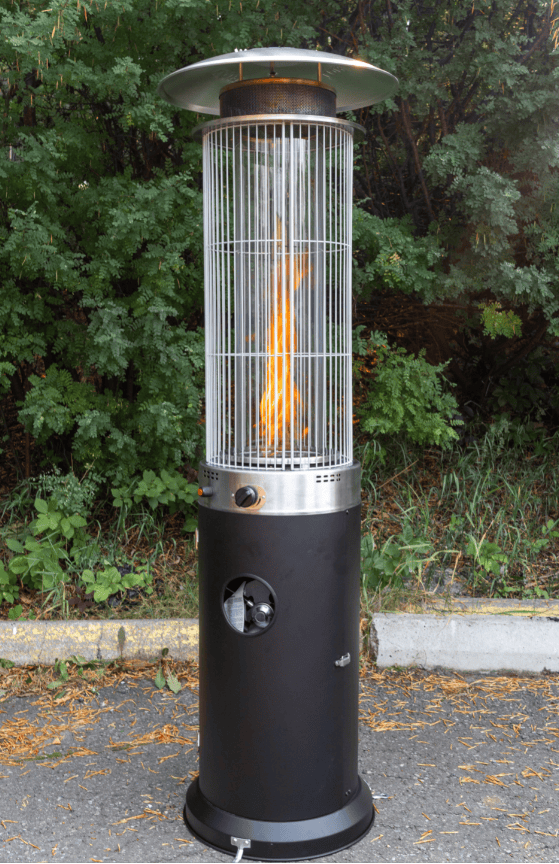 Brander Outdoor Living > Heating > Patio Heaters > Freestanding Brander Spiral Flame Patio Heater with Flameguard - Propane