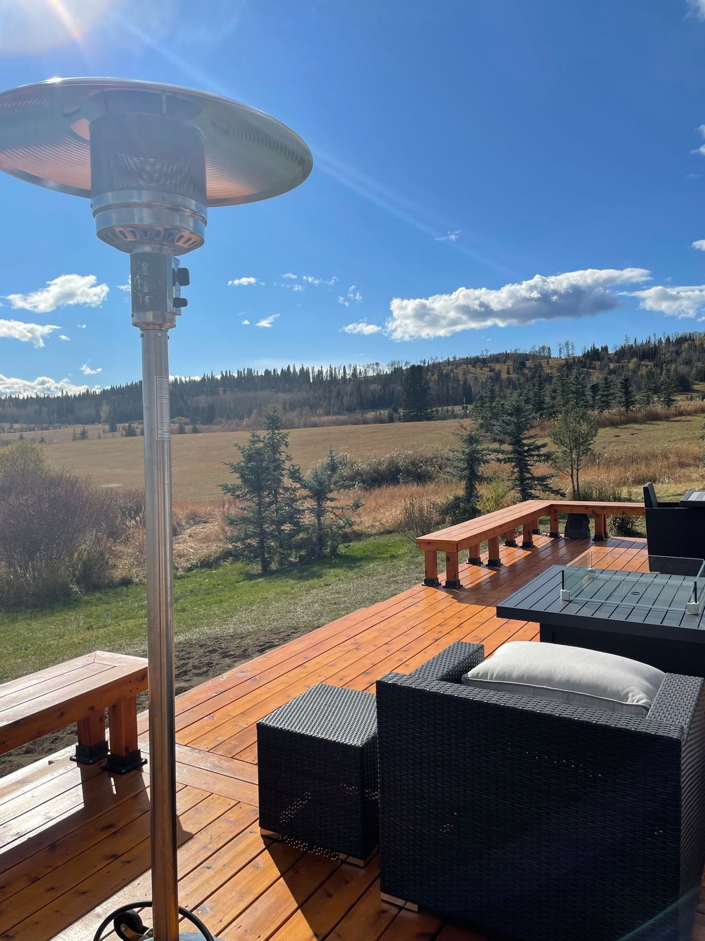 Brander Outdoor Living > Heating > Patio Heaters > Freestanding Brander Stainless Steel Patio Heater - Natural Gas