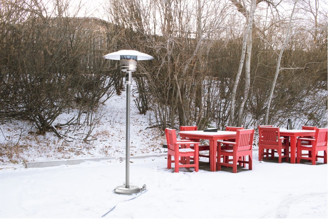 Brander Outdoor Living > Heating > Patio Heaters > Freestanding Brander Stainless Steel Patio Heater - Natural Gas