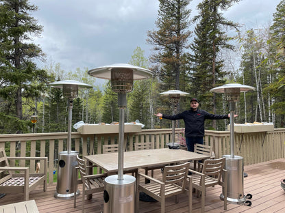 Brander Outdoor Living > Heating > Patio Heaters > Freestanding Brander Stainless Steel Patio Heater - Propane