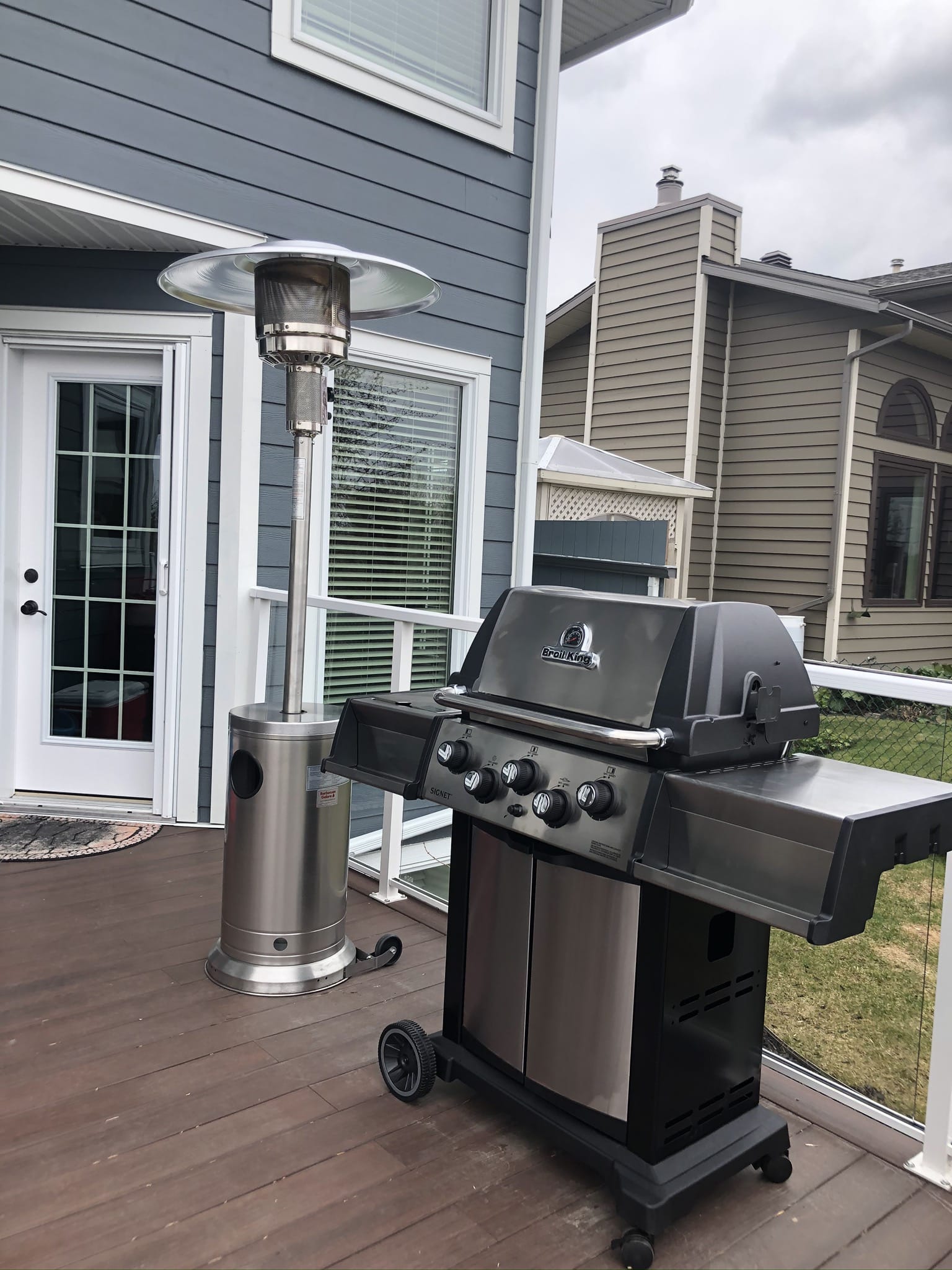 Brander Outdoor Living > Heating > Patio Heaters > Freestanding Brander Stainless Steel Patio Heater - Propane