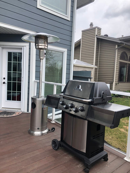 Brander Outdoor Living > Heating > Patio Heaters > Freestanding Brander Stainless Steel Patio Heater - Propane
